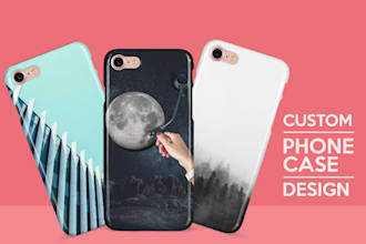 design trendy phone case design for print on demand