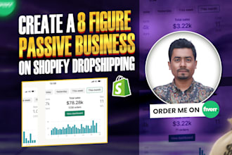 build shopify dropshipping store, shopify store setup, shopify website design