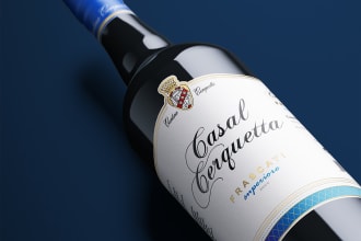 design luxury modern wine labels at a high level