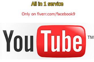 marketing youtube video to 7 millions real people facebook,3000 Website