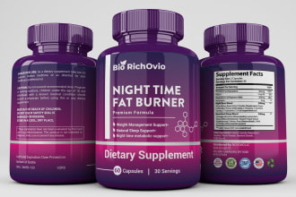 do supplement label design, label design, and bottle label design