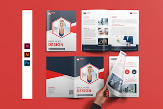 do company profile, brochure, booklet, trifold brochure, annual report design
