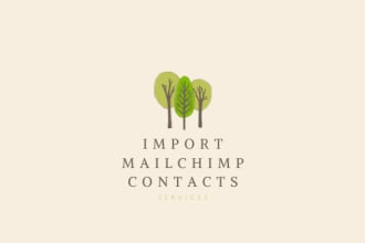import mailchimp contact email addresses