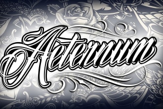 design an awesome lettering for your tattoo
