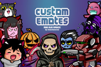 create cool custom twitch and discord emotes or sub badges