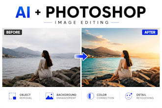 do ai image editing, enhancement and photoshop editing
