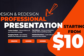 create modern professional powerpoint presentation designs