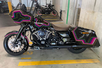 do unique bike, motorcycle any vehicle wrap design