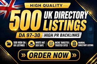 build 500 UK local citations for local SEO manually