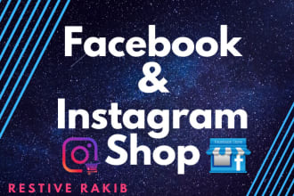 setup facebook shop and instagram shop product tag