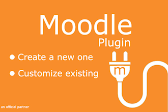 create or customize moodle plugin