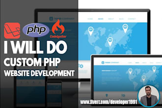 do custom php website development