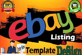 be your ebay products listing expert and design template