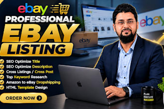 be your ebay products listing expert upload ebay products