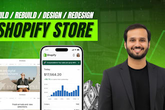 do shopify website development, shopify store design for shopify cro