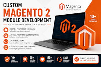 develop custom magento 2 modules and extension