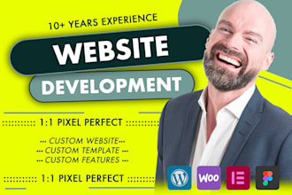 website or ecommerce custom development from scratch, send me draft or reference