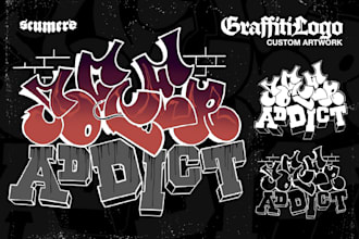 design a graffiti logo