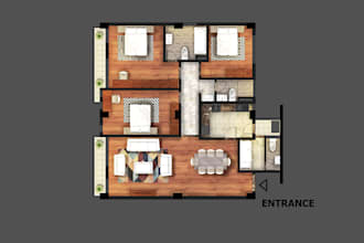edit your floor plans in photoshop