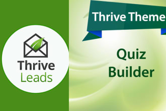 set thrive leads, thrive quiz builder, quiz, on your website