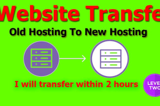 migrate , transfer wordpress website to any domain or host