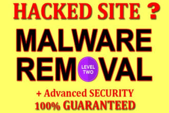 do clean malware from website and fix hacked