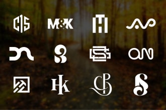 do clever initial letters or personal name monogram logo