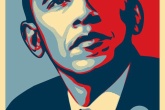 design political campaign flyer, poster, or sign