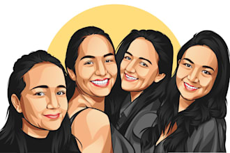 convert your photo into illustration