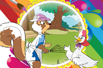 create professional coloring and activity books