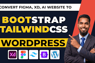 convert figma to HTML or xd to HTML with responsive HTML CSS tailwind CSS
