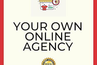build a automatic online agency with supplier for passive income