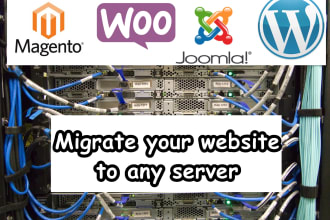 migrate magento or wordpress to new server