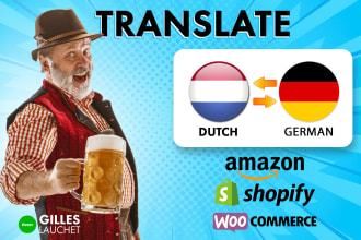 manually translate from dutch to german