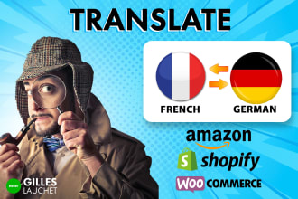 manually translate from german to french