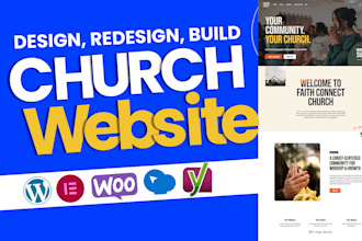 build a responsive wordpress church website for ministries or nonprofits