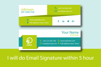 make clickable html email signature
