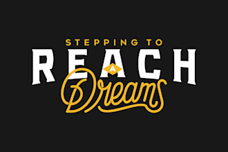 design custom lettering and type in monoline design style