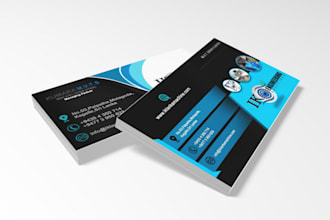 design a professional and modern business card design