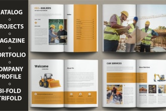 design professional brochures, catalogs, portfolios