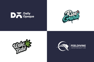 design minimal and font logo within 12 hours