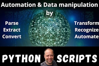 create a python script to manipulate, convert data in CSV, excel, PDF, XML, json