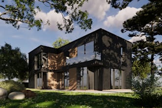 create photorealistic interior and exterior renderings