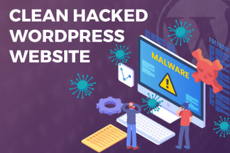 recover hacked websites, clean malware, and clean virus, and protect wordpress