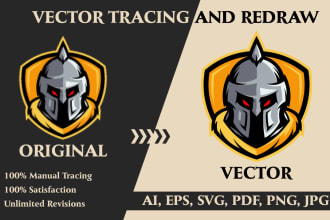 do manual vector tracing