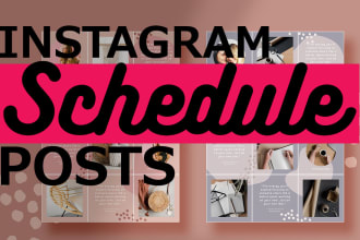 schedule your instagram posts