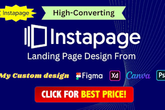create landing page using instapage and unbounce