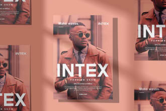 design business flyer and postcard