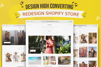 redesign your existing shopify store with premium themes
