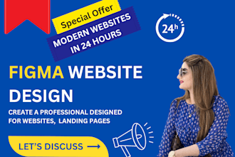 website design, figma website design, website mockup, figma landing page design